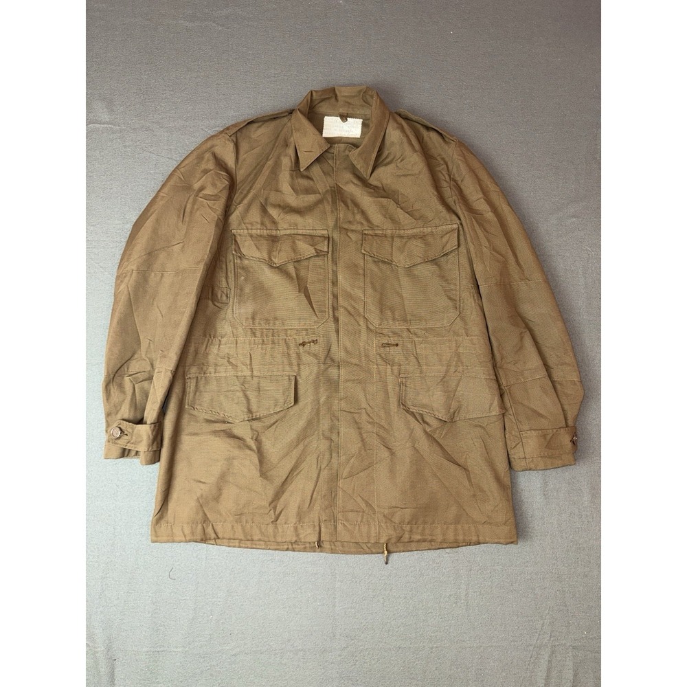 SADF South African Defense Force Field Jacket Nutria Brown 1978 Vintage Large